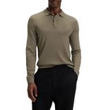 Boss Yünlü Regular Fit Düğmeli Polo Yaka Kazak Erkek POLO YAKA KAZAK 50476357 245