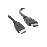 bossandmuse 3 Metre Siyah Plastik Düz Model HDMİ Kablo BSN81-L47 Siyah