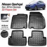 Bosse Nissan Qashqai 3D Havuzlu 2014 Sonrası Oto Paspas