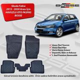 Bosse Skoda Fabia Paspas Araca Özel 2015 2020 BOSSE 3D Havuzlu Oto Paspas - Siyah