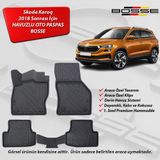 Bosse Skoda Karoq 2018-2024 3D Araca Özel Havuzlu Paspas