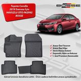 Bosse Toyota Corolla Paspas Sedan Araca Özel 2019 Sonrası BOSSE 3D Havuzlu Oto Paspas - Siyah