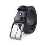Bosskan Spor ve Klasik Siyah Hakiki Deri Erkek Kemeri 4 CM