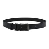 Bosskan Unisex Çocuk Kemeri 100 % Hakiki Deri Unisex Çocuk Kemeri Siyah
