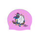 bostancı Premıum Serıes Unicorn Baskılı Silikon Bone Yüzücü Havuz Ve Deniz Bonesi