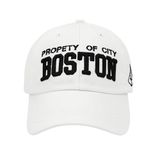 Boston Şapka Erkek Kadın Unisex Nakışlı Pamuklu Ayarlanabilir Beyzbol Kep Spor Şapka Beyaz