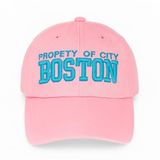 Boston Şapka Erkek Kadın Unisex Nakışlı Pamuklu Ayarlanabilir Beyzbol Kep Spor Şapka Pembe