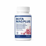 Botamag Plus: Cranberry Ekstreli Magnezyum Bisglisinat, Malat, Sitrat, Taurat ve B6 Vitamini Içeren Takviye Edici Gıda