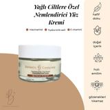 Botanic Company Nemlendirici Yüz Kremi/Niasinamid ve Hyalüronik Asit içeren doğal ve hafif formül/ Yağlı ciltlere özel