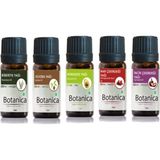 Botanica 5'li Cilt Bakım Yağları (Biberiye, Jojoba, Avokado, Incir Çekirdeği, Nar Çekirdeği Yağı) 5 x 10 ml - 50 ml