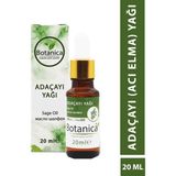 Botanica Acı Elma Adaçayı Yağı Adet Sancısı Kas Saç Bakım Uçucu Yağ Masaj Yağları 20 ml