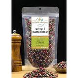 Botanica Bazaar Premium Iri Renkli Tane Karabiber - Yeni Mahsul, Değirmen Için Uygun - 100 gr Gourmet Peppercorn Blend