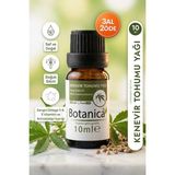 Botanica Kenevir Yağı Soğuk Sıkım %100 Saf Gözenek Tıkamayan Cilt Nemlendirici 10 ml Pura Morena
