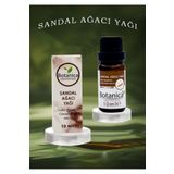 Botanica Sandal Ağacı Yağı - Santalum Album - Hacimli ve Parlak Saçlar Aromaterapik Uçucu Yağ - 10 Ml