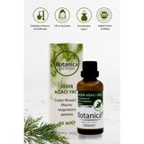 Botanica Sedir Ağacı Yağı - Cedrus Atlantica - Arındırıcı - Odak Artırıcı Aromaterapik Uçucu Yağ - 50 Ml