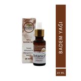 botanica Tatlı Badem Yağı Kirpik Uzatma Saç Sakal Bakım Kirpik Uzatma Saç Dökülmesi Kepek Önleme 20 Ml