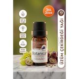 Botanica Üzüm Çekirdeği Yağı Soğuk Sıkım %100 Saf Masaj Yağı Hafif Nemlendirici 10 ml Pura Morena