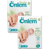 Botanika 2 Beden Bebek Bezi Ikili Jumbo Mini 60 Lı X 2 Adet
