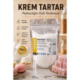 Botaniksan Krem Tartar 65gr Potasyum Bitartrat (Cream of Tartar) - Mereng, Makaron, Beze, Lokum, Krem Şanti ve Pastacılık - 65 gr