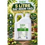 Botaniksan Neem Yağı 5 Litre (Tesbih Ağacı Yağı 5lt) %100 Saf Katkısız Soğuk Sıkım, Bitki, Cilt ve Saç Bakımı - 5 lt