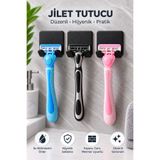BOTE CONCEPT Permatik Tutucu - Banyo Düzenleyici - Jilet Tutucu Aparat - Çok Amaçlı Banyo Askısı 1 ADET
