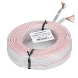 Botech 2X0.75mm Ccam 48 Tel Beyaz-Kırmızı Kodlu 100 Metre Hoparlör Ses Kablosu