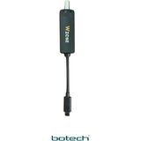 Botech Wzone Type-C 4K Tuner Kutusu, Siyah Renk ve Kart Okuyucu ile Gelişmiş Bağlantı