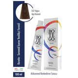 botegohair Botego Milano Profesyonel 8.0 Yoğun Açık Kumral Saç Boyası 100 ml – Kalıcı, Plexli Keratinli Boya