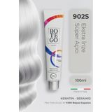 botegohair Profesyonel Krem Saç Boyası - 902 S Ekstra İrize Süper Açıcı 100 ml - Plex, Keratin, Seramid