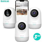 Botslab 360+ C211 2k Pro Small Bundle Wifi 360° Akıllı Güvenlik Kamerası Bebek Monitörü Evcil Hayvan Kamerası Iç Mekan Kamerası Ip Kamera 3'lü Paket (Distribütör Garantili) - Beyaz
