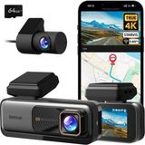 Botslab 4K Cam Ön ve Arka, 4K Araç Çizgi Kamerası Ön ve 2k Arka Kamera, Gece Görüşü, Starvıs Sensörü, Adas, 170° Geniş Açı, Dahili Gps ve Wifi, 24/7 Modu, 64 GB Sd Kart Dahil