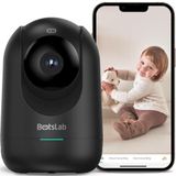Botslab C211 2K Pro WiFi 360° Akıllı Güvenlik Kamerası Bebek Monitörü Evcil Hayvan Kamerası IP Kamera Yeni Versiyon Siyah