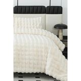 Bottega Home Loria Krem Tek Kişilik Pelüş Yatak Örtüsü (160 x 220 - 50x70)