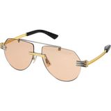 Bottega Veneta 1342S 002 59-13 Unisex Güneş Gözlüğü - Altın