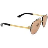 BOTTEGA VENETA 1342S 002 59 Unisex Güneş Gözlüğü - Altın