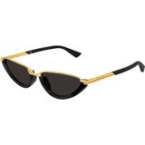 Bottega Veneta 1346S 001 56-17 Unisex Güneş Gözlüğü - Siyah