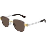 Bottega Veneta 1380S 001 51-0 Kadın Gümüş Güneş Gözlüğü
