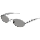 Bottega Veneta 1386S 007 57-21-135 Unisex Güneş Gözlük - Açık Gri