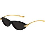Bottega Veneta 1390S - 001 Güneş Gözlüğü - Siyah -Siyah