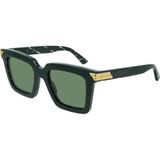 Bottega Veneta BV 1005S 008 53 Unisex Güneş Gözlüğü - Yeşil