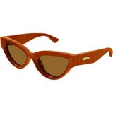 Bottega Veneta Bv 1249S 004 53 Güneş Gözlüğü - Turuncu
