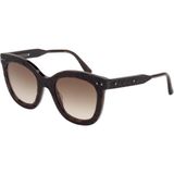 Bottega Veneta BV0035S 004 Cat Eye Dark Havana Kahverengi Degrade Kadın Güneş Gözlüğü