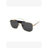 Bottega Veneta Bv1036S 001 Gold Siyah Pilot Unisex Güneş Gözlüğü