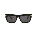 Bottega Veneta BV1058S Siyah/Gri 56/18/145 Unisex Güneş Gözlüğü