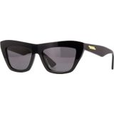 Bottega Veneta Bv1121S00155 Güneş Gözlüğü Siyah Kemik Çerçeveli Füme Lens Uv400