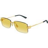 Bottega Veneta BV1126S 006 58 Unısex Güneş Gözlüğü - Altın