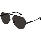 Bottega Veneta BV1150S 001 Siyah Metal Unisex Gunes Gozlugu