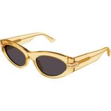 Bottega Veneta BV1189S 004 Sarı Füme Cat Eye Kadın Güneş Gözlüğü 53-21