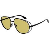 Bottega Veneta BV1344S 002 61 15 Unisex Güneş Gözlüğü - Siyah