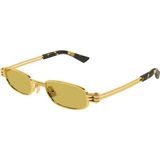 Bottega Veneta BV1381S 002 Unisex Güneş Gözlüğü - Altın